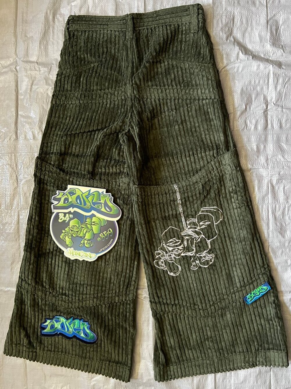 !New! JNCO "Roots Hangin' Winter Moss | 34" Opening" 32W/30L